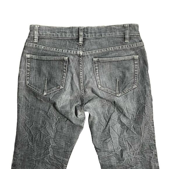 The Limited Womens Straight Denim Jeans Size 6 Black Gray Wash Classic Basic - Picture 8 of 10